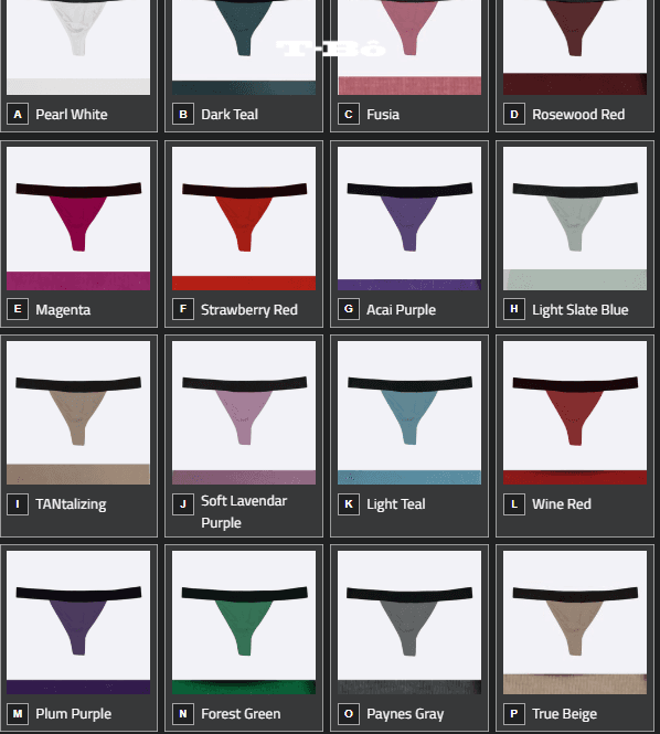 Daily Survey: Last Call for New Thong Colors!  image 0